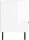 vidaXL - Tv-meubel - 102x36x50 - cm - bewerkt - hout - hoogglans - wit