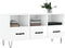 vidaXL - Tv-meubel - 102x36x50 - cm - bewerkt - hout - hoogglans - wit
