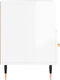 vidaXL - Tv-meubel - 102x36x50 - cm - bewerkt - hout - hoogglans - wit