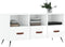 vidaXL - Tv-meubel - 102x36x50 - cm - bewerkt - hout - hoogglans - wit