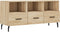 vidaXL - Tv-meubel - 102x36x50 - cm - bewerkt - hout - sonoma - eikenkleurig