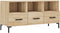 vidaXL - Tv-meubel - 102x36x50 - cm - bewerkt - hout - sonoma - eikenkleurig