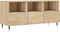 vidaXL - Tv-meubel - 102x36x50 - cm - bewerkt - hout - sonoma - eikenkleurig