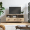 vidaXL - Tv-meubel - 102x36x50 - cm - bewerkt - hout - sonoma - eikenkleurig