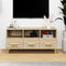 vidaXL - Tv-meubel - 102x36x50 - cm - bewerkt - hout - sonoma - eikenkleurig