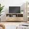 vidaXL - Tv-meubel - 102x36x50 - cm - bewerkt - hout - sonoma - eikenkleurig