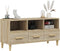 vidaXL - Tv-meubel - 102x36x50 - cm - bewerkt - hout - sonoma - eikenkleurig