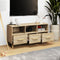 vidaXL - Tv-meubel - 102x36x50 - cm - bewerkt - hout - sonoma - eikenkleurig
