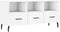 vidaXL - Tv-meubel - 102x36x50 - cm - bewerkt - hout - wit