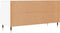 vidaXL - Tv-meubel - 102x36x50 - cm - bewerkt - hout - wit
