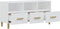 vidaXL - Tv-meubel - 102x36x50 - cm - bewerkt - hout - wit