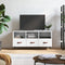 vidaXL - Tv-meubel - 102x36x50 - cm - bewerkt - hout - wit
