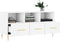 vidaXL - Tv-meubel - 102x36x50 - cm - bewerkt - hout - wit