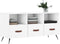 vidaXL - Tv-meubel - 102x36x50 - cm - bewerkt - hout - wit