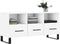 vidaXL - Tv-meubel - 102x36x50 - cm - bewerkt - hout - wit