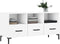 vidaXL - Tv-meubel - 102x36x50 - cm - bewerkt - hout - wit