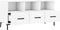 vidaXL - Tv-meubel - 102x36x50 - cm - bewerkt - hout - wit