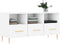 vidaXL - Tv-meubel - 102x36x50 - cm - bewerkt - hout - wit