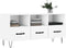 vidaXL - Tv-meubel - 102x36x50 - cm - bewerkt - hout - wit