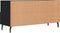 vidaXL - Tv-meubel - 102x36x50 - cm - bewerkt - hout - zwart