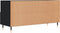 vidaXL - Tv-meubel - 102x36x50 - cm - bewerkt - hout - zwart