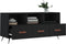 vidaXL - Tv-meubel - 102x36x50 - cm - bewerkt - hout - zwart