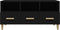 vidaXL - Tv-meubel - 102x36x50 - cm - bewerkt - hout - zwart