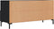 vidaXL - Tv-meubel - 102x36x50 - cm - bewerkt - hout - zwart