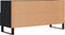 vidaXL - Tv-meubel - 102x36x50 - cm - bewerkt - hout - zwart