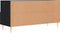 vidaXL - Tv-meubel - 102x36x50 - cm - bewerkt - hout - zwart