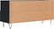 vidaXL - Tv-meubel - 102x36x50 - cm - bewerkt - hout - zwart