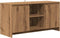vidaXL - Tv-meubel - 102x37,5x52,5 - cm - bewerkt - hout - artisanaal - eikenkleur