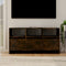 vidaXL - Tv-meubel - 102x37,5x52,5 - cm - bewerkt - hout - gerookt - eikenkleurig