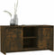 vidaXL - Tv-meubel - 102x37,5x52,5 - cm - bewerkt - hout - gerookt - eikenkleurig