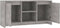vidaXL - Tv-meubel - 102x37,5x52,5 - cm - spaanplaat - betongrijs