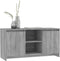 vidaXL - Tv-meubel - 102x37,5x52,5 - cm - spaanplaat - grijs - sonoma - eikenkleurig