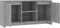 vidaXL - Tv-meubel - 102x37,5x52,5 - cm - spaanplaat - grijs - sonoma - eikenkleurig