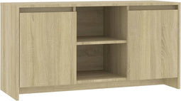 vidaXL - Tv-meubel - 102x37,5x52,5 - cm - spaanplaat - sonoma - eikenkleurig