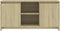 vidaXL - Tv-meubel - 102x37,5x52,5 - cm - spaanplaat - sonoma - eikenkleurig