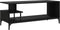 vidaXL - Tv-meubel - 102x40x41 - cm - bewerkt - hout - en - gepoedercoat - staal - zwart
