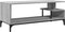 vidaXL - Tv-meubel - 102x40x41 - cm - hout - en - gepoedercoat - staal - grijs - sonoma