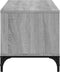 vidaXL - Tv-meubel - 102x40x41 - cm - hout - en - gepoedercoat - staal - grijs - sonoma