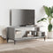 vidaXL - Tv-meubel - 102x40x41 - cm - hout - en - gepoedercoat - staal - grijs - sonoma