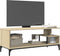 vidaXL - Tv-meubel - 102x40x41 - cm - hout - en - gepoedercoat - staal - sonoma - eiken