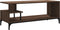 vidaXL - Tv-meubel - 102x40x41 - cm - hout - en - gepoedercoat - staal - bruineiken
