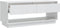 vidaXL - Tv-meubel - 102x41x44 - bewerkt - hout - hoogglans - wit