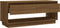 vidaXL - Tv-meubel - 102x41x44 - cm - bewerkt - hout - bruin - eikenkleur