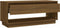 vidaXL - Tv-meubel - 102x41x44 - cm - bewerkt - hout - bruin - eikenkleur