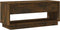 vidaXL - Tv-meubel - 102x41x44 - cm - bewerkt - hout - gerookt - eikenkleurig