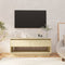 vidaXL - Tv-meubel - 102x41x44 - cm - bewerkt - hout - sonoma - eikenkleurig